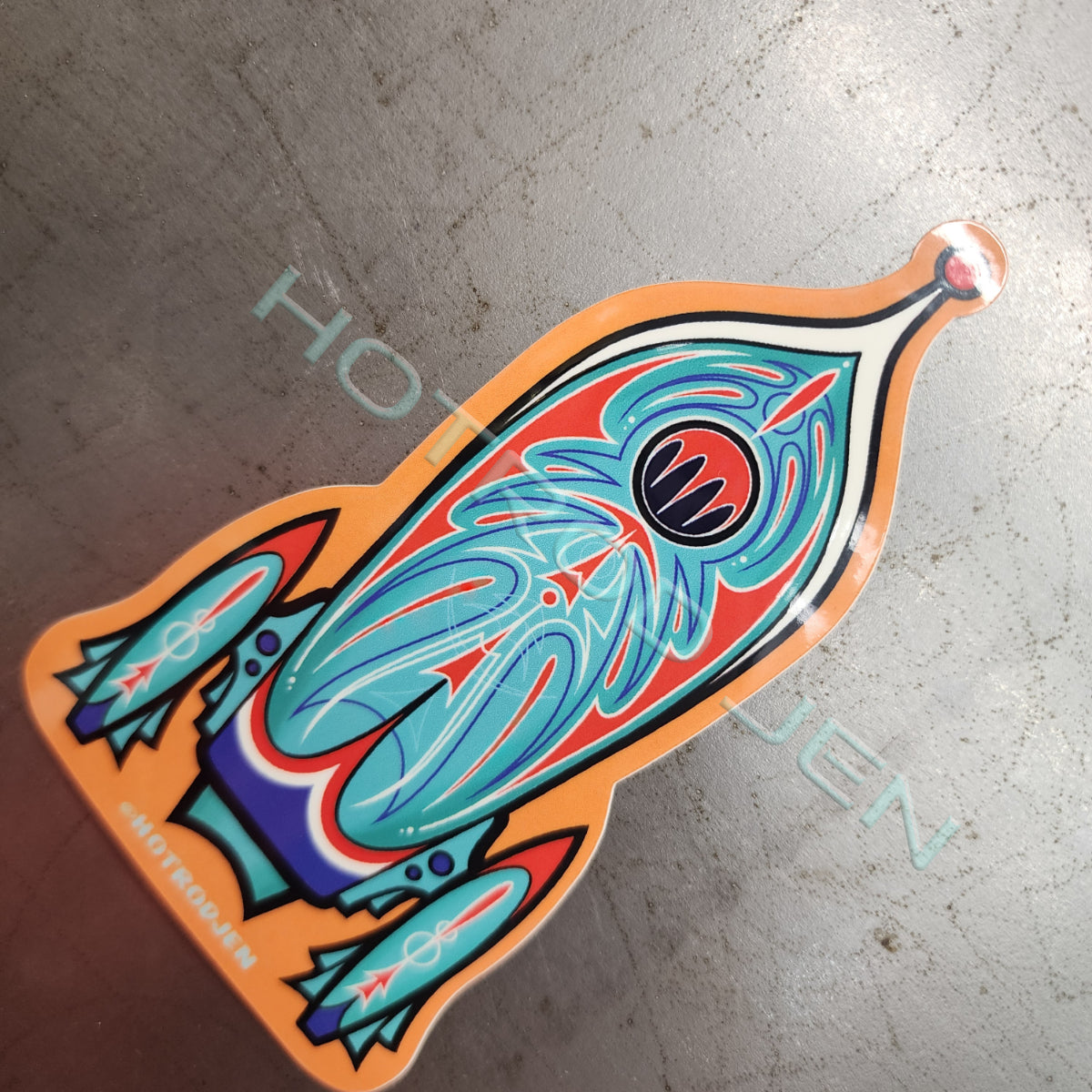 Rocket Ship sticker