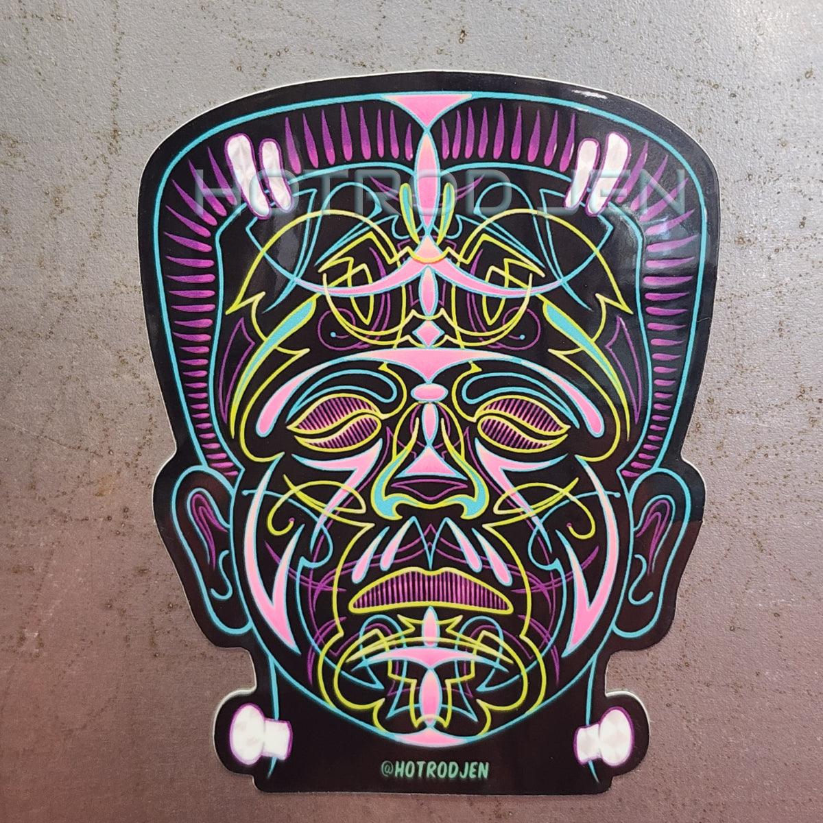 The Monster sticker (Frankenstein)